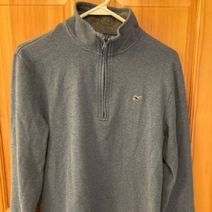 Vineyard Vines Men’s Quarter Zip Blue size Small
